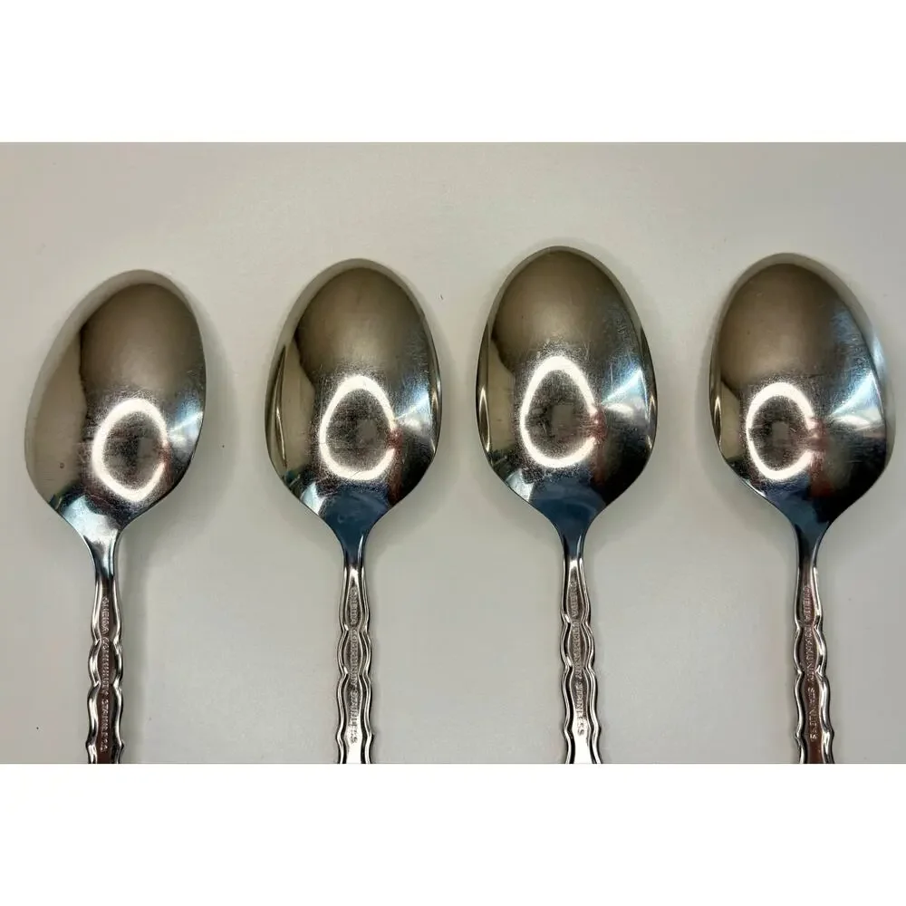 Oneida Cello Place/Oval Soup Spoon Set of 4